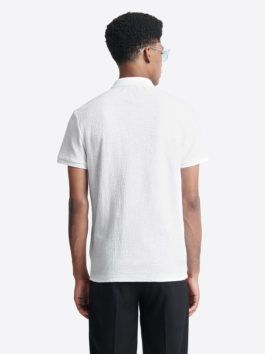 Polo manches courtes à relief 100% coton - DEVRED 1902