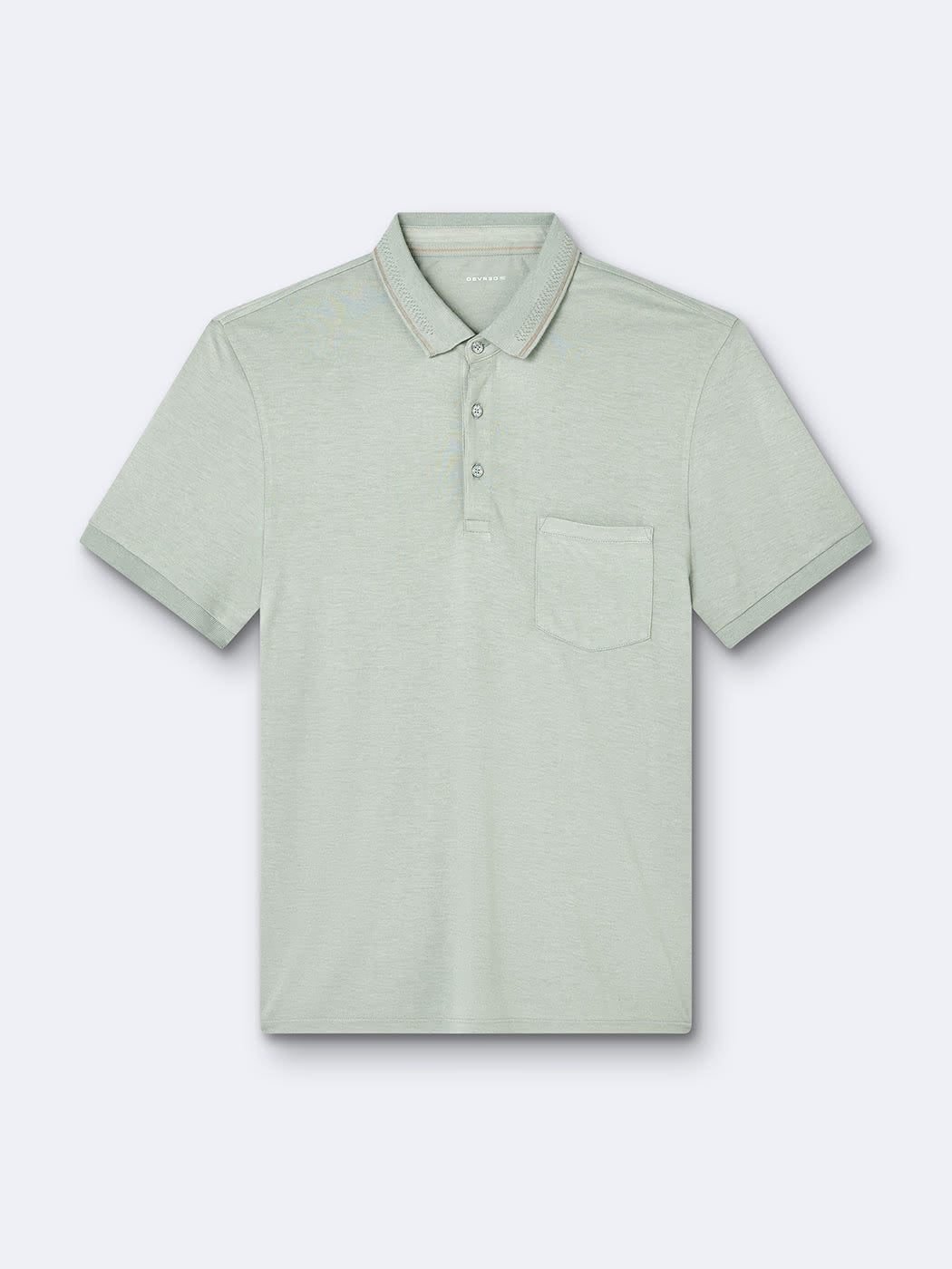 Polo manches courtes en viscose faux-uni - DEVRED 1902