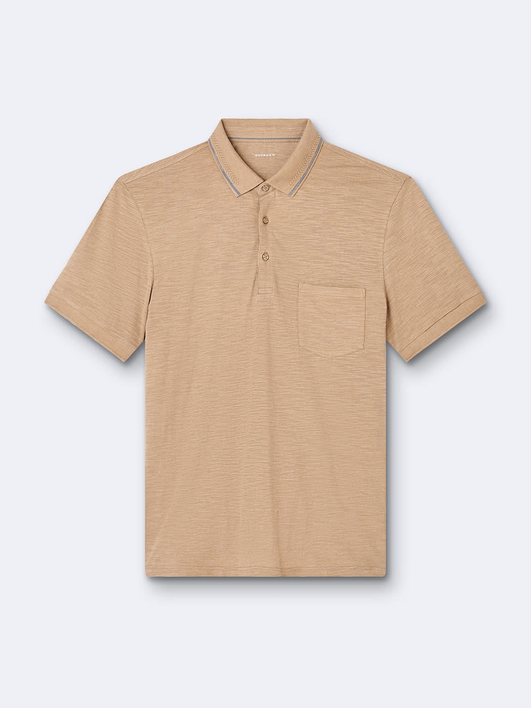 Polo manches courtes en coton faux-uni - DEVRED 1902
