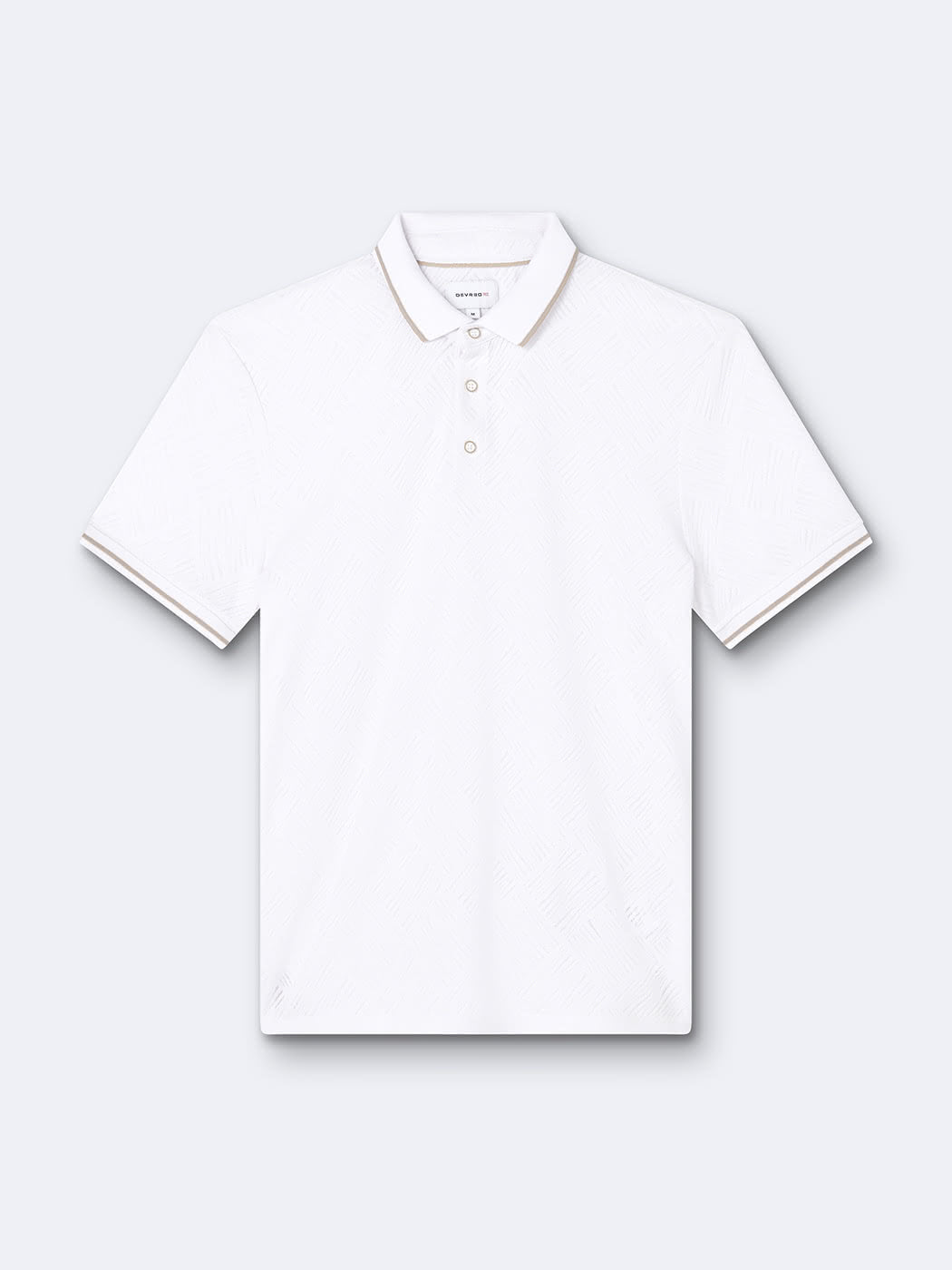 Polo manches courtes en coton à relief - DEVRED 1902