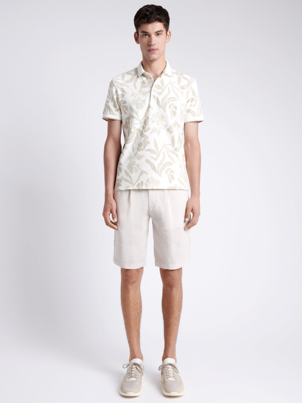 Polo manches courtes 100% coton fleuri - DEVRED 1902