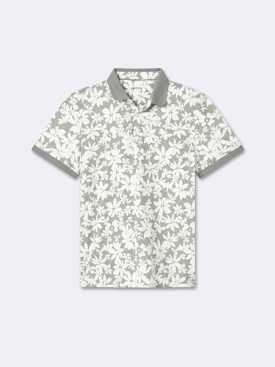 Polo manches courtes 100% coton fleuri - DEVRED 1902