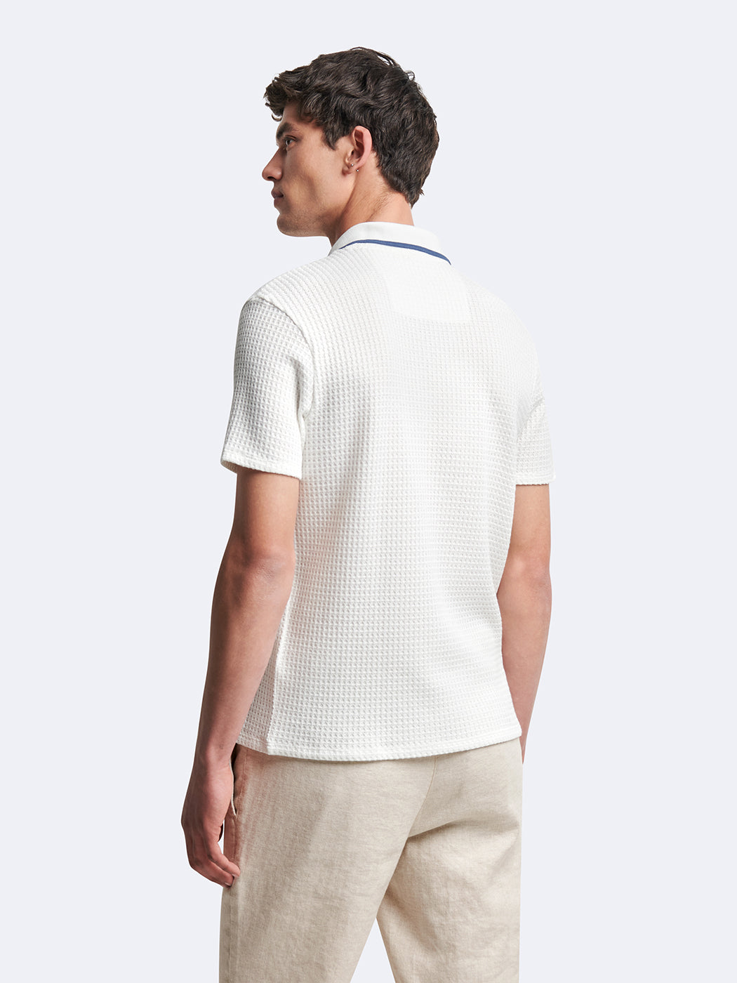 Polo manches courtes en coton col requin - DEVRED 1902