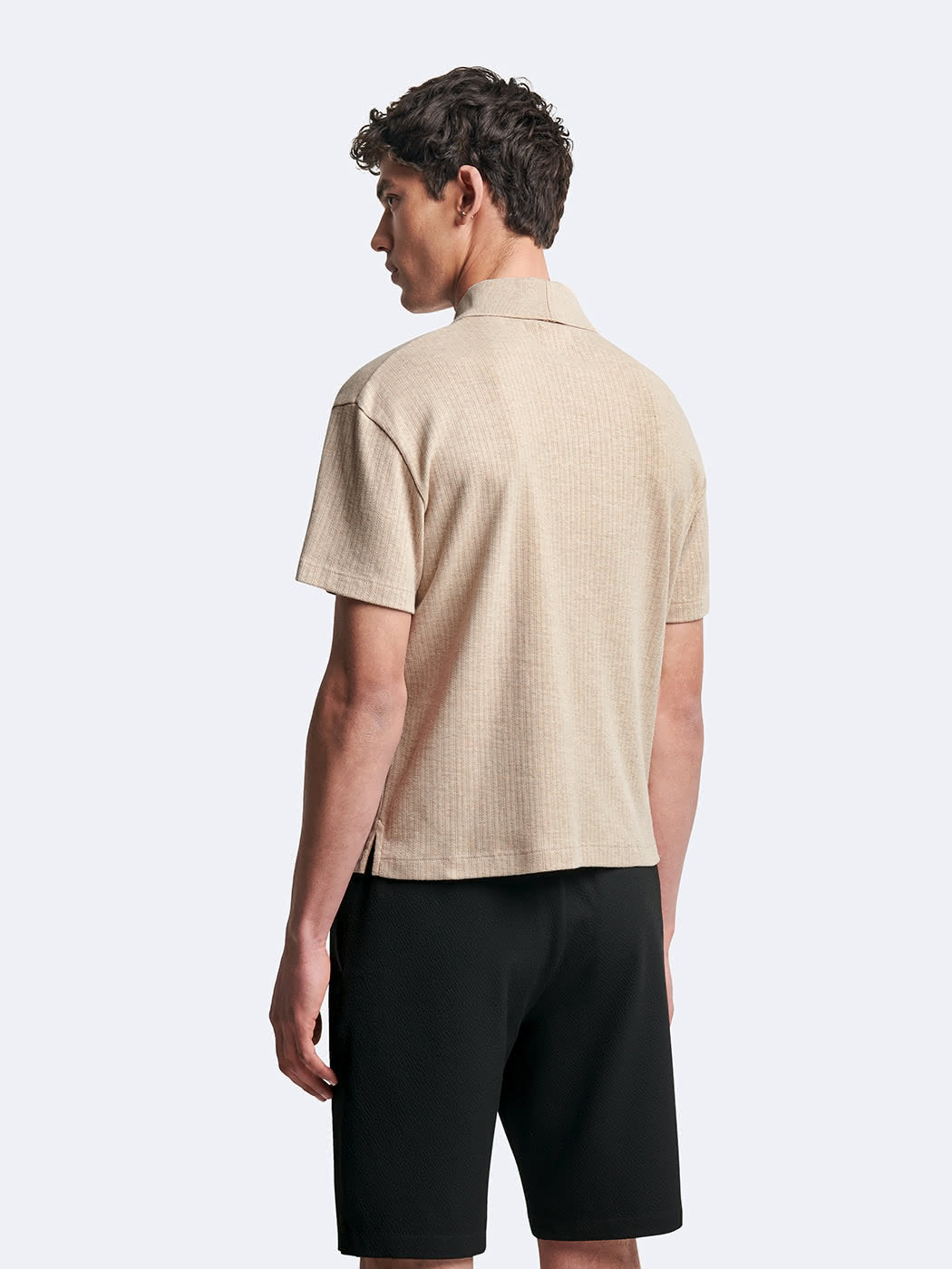 Polo manches courtes en coton col requin - DEVRED 1902