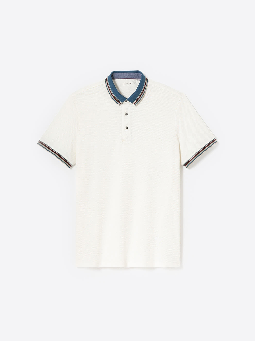 Polo col rayé en coton - DEVRED 1902