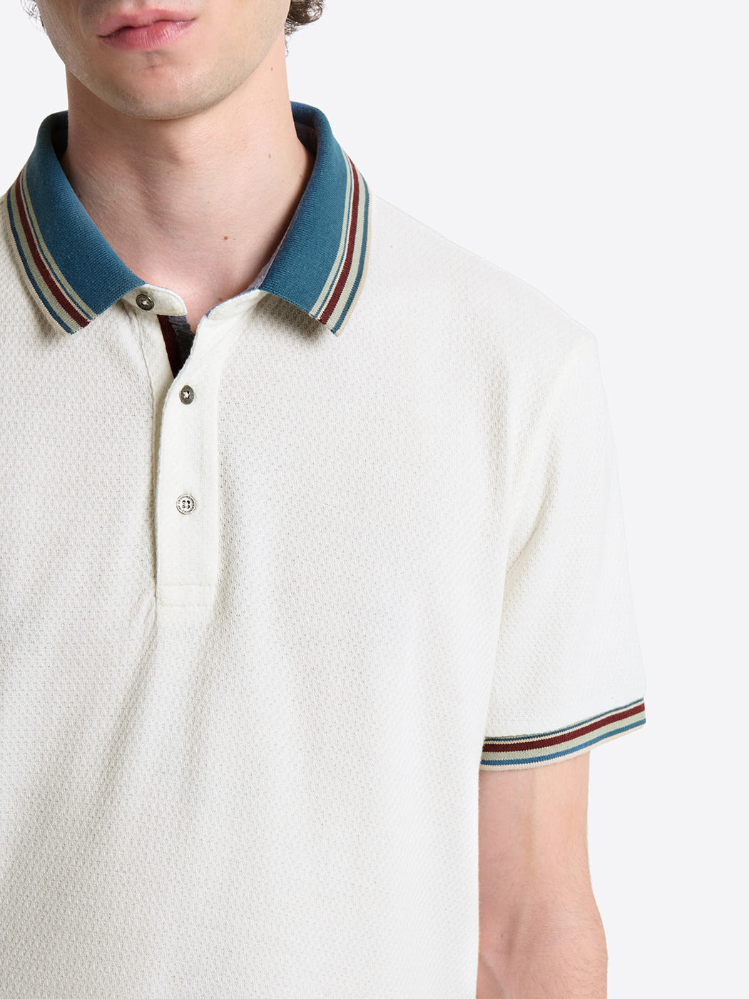 Polo col rayé en coton - DEVRED 1902