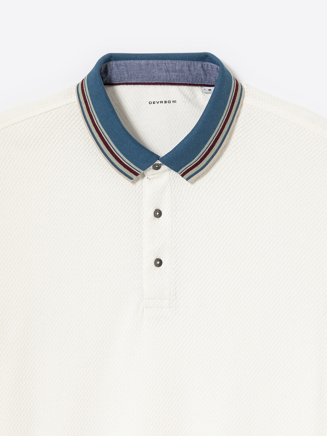 Polo col rayé en coton - DEVRED 1902