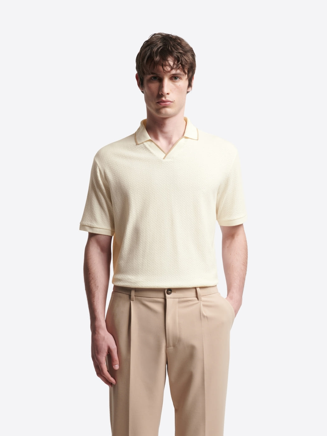 Polo col ouvert en coton - DEVRED 1902