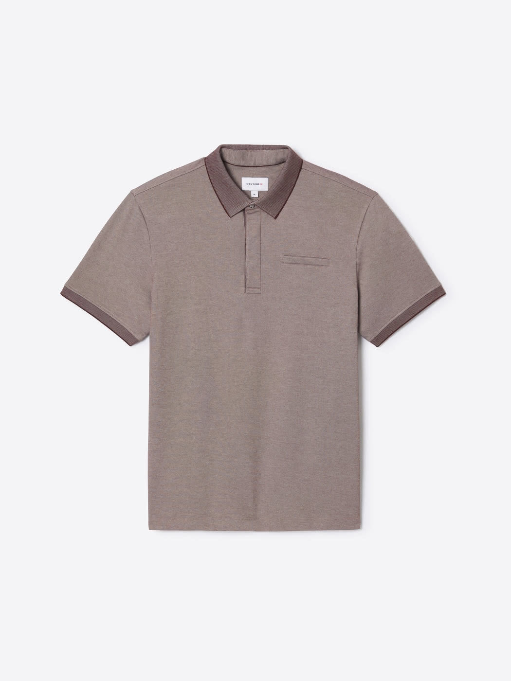 Polo col boutonné maille chinée - DEVRED 1902