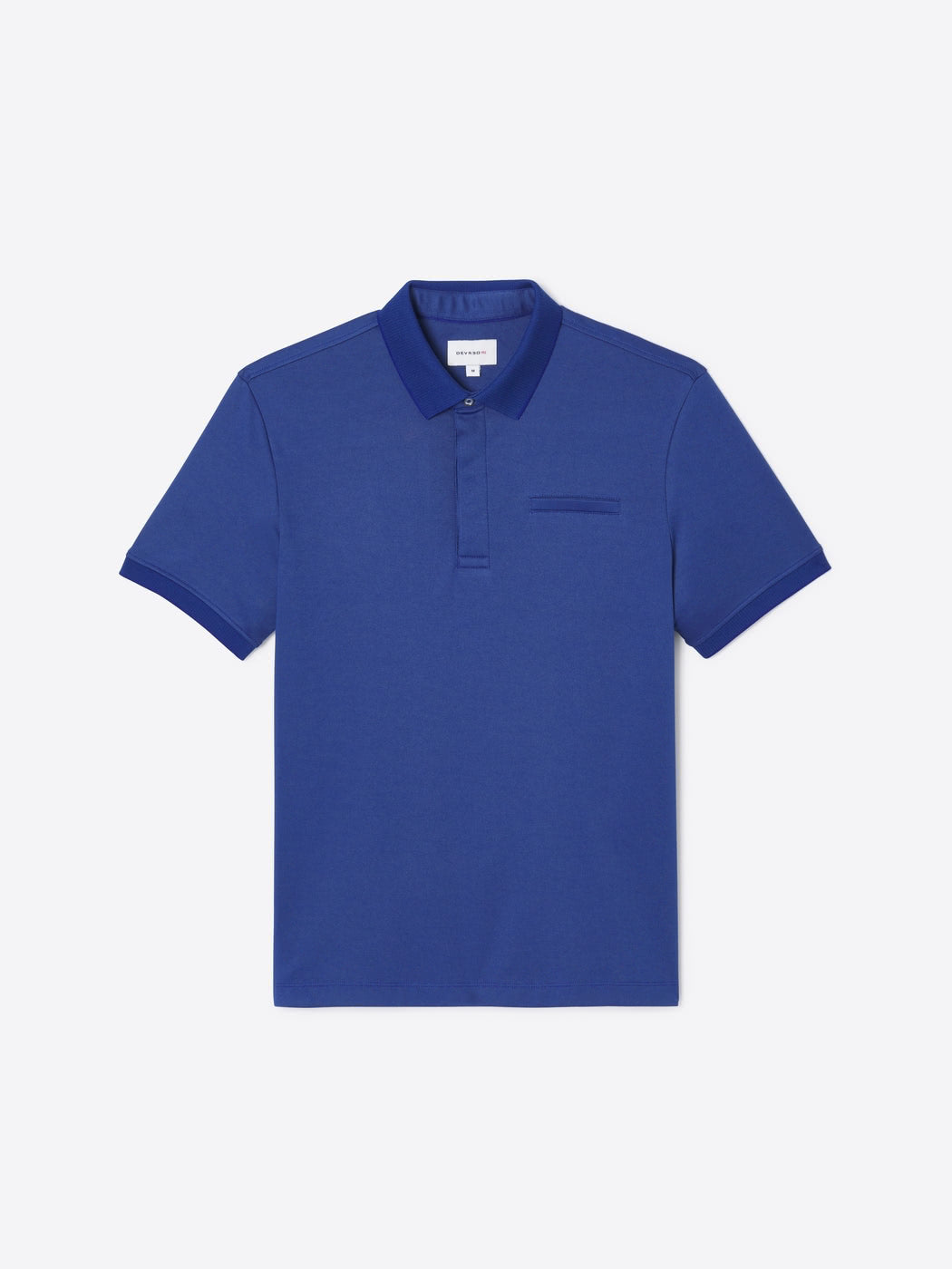 Polo col boutonné maille chinée - DEVRED 1902