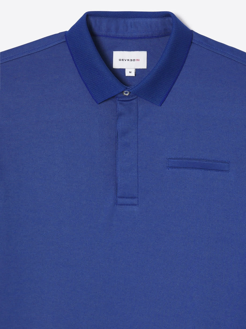Polo col boutonné maille chinée - DEVRED 1902