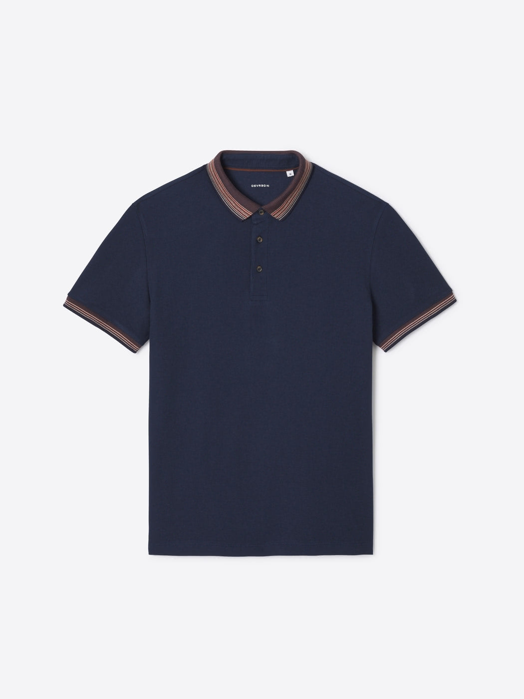 Polo col rayé en coton - DEVRED 1902