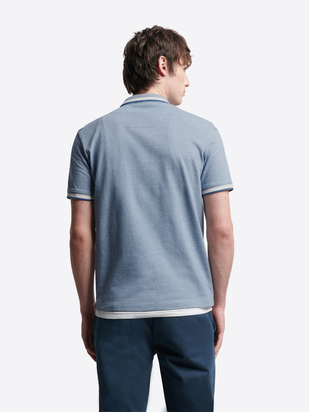 Polo col boutonné en coton bio - DEVRED 1902