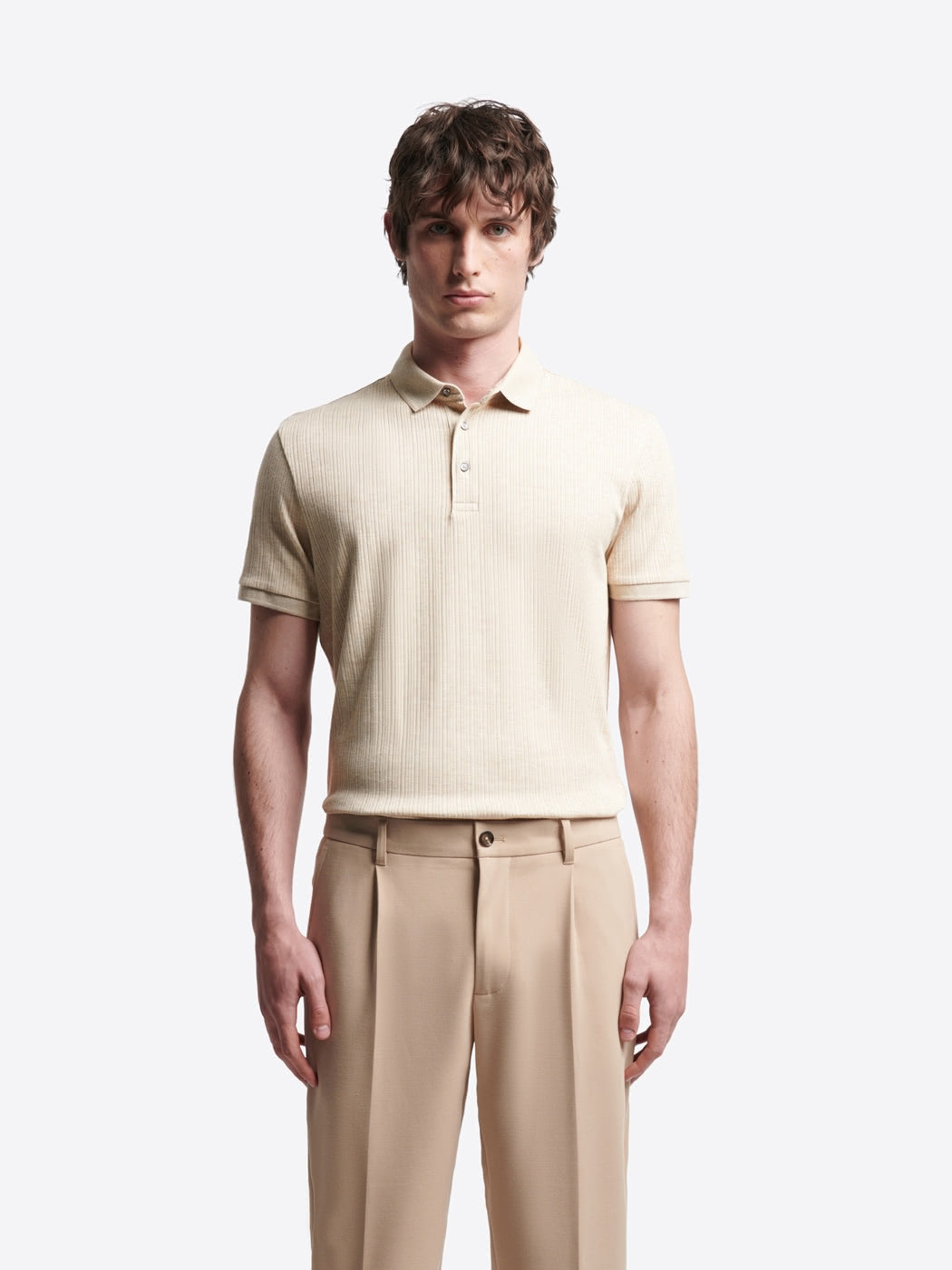 Polo col boutonné en coton - DEVRED 1902