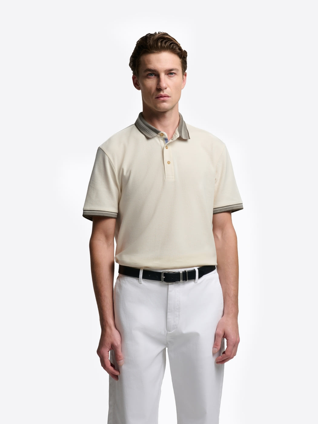 Polo boutonné gauffré - DEVRED 1902