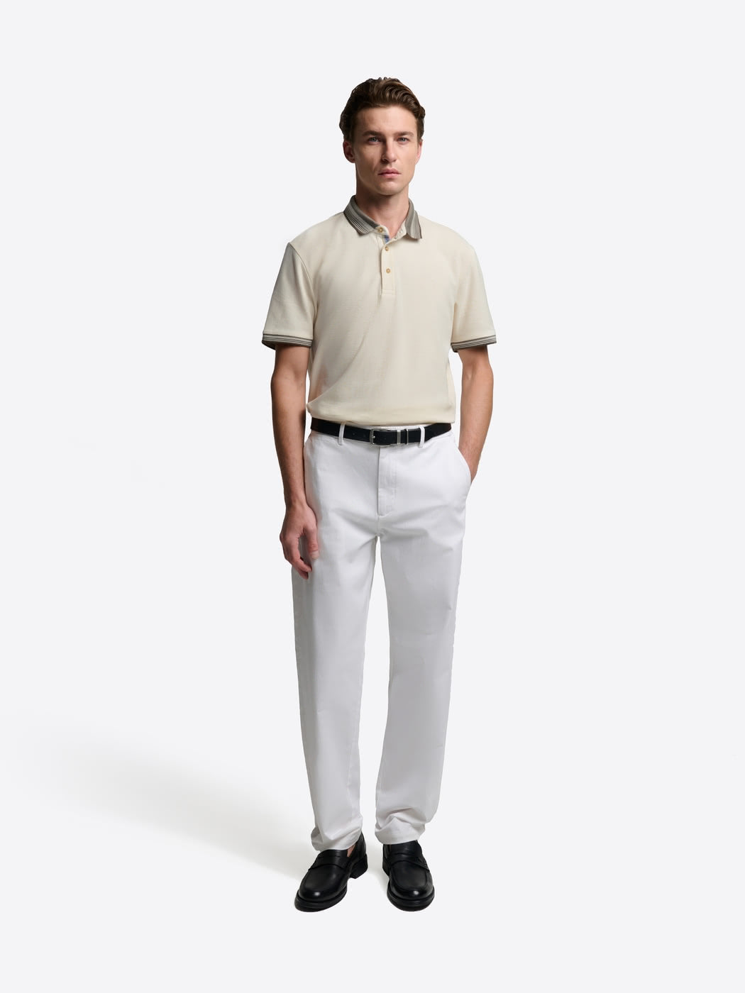 Polo boutonné gauffré - DEVRED 1902