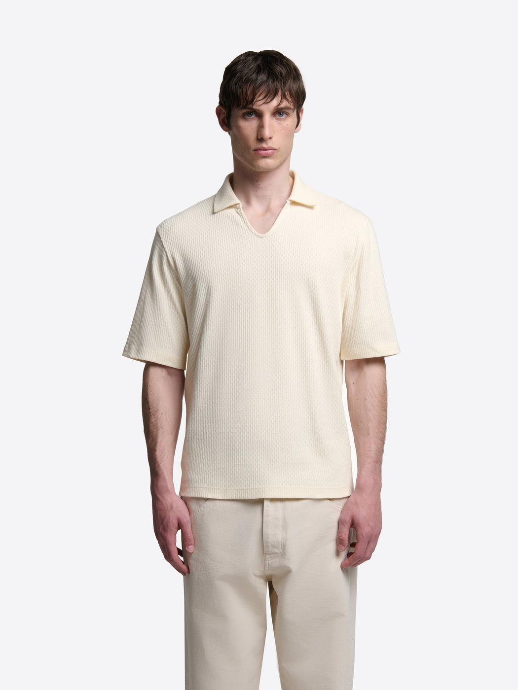 Polo col V en coton - L'atelier - DEVRED 1902