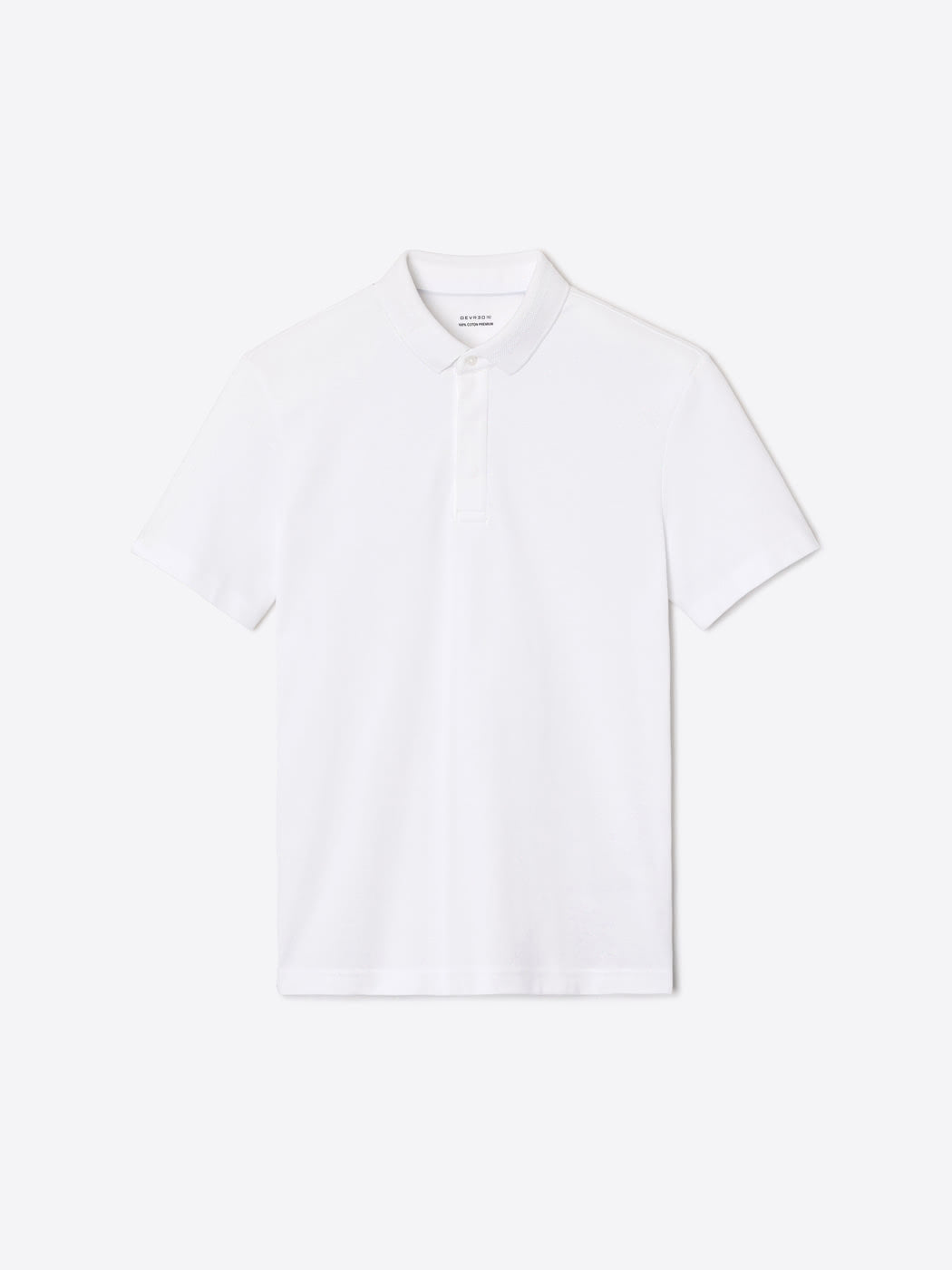 Polo boutonné en coton premium - DEVRED 1902