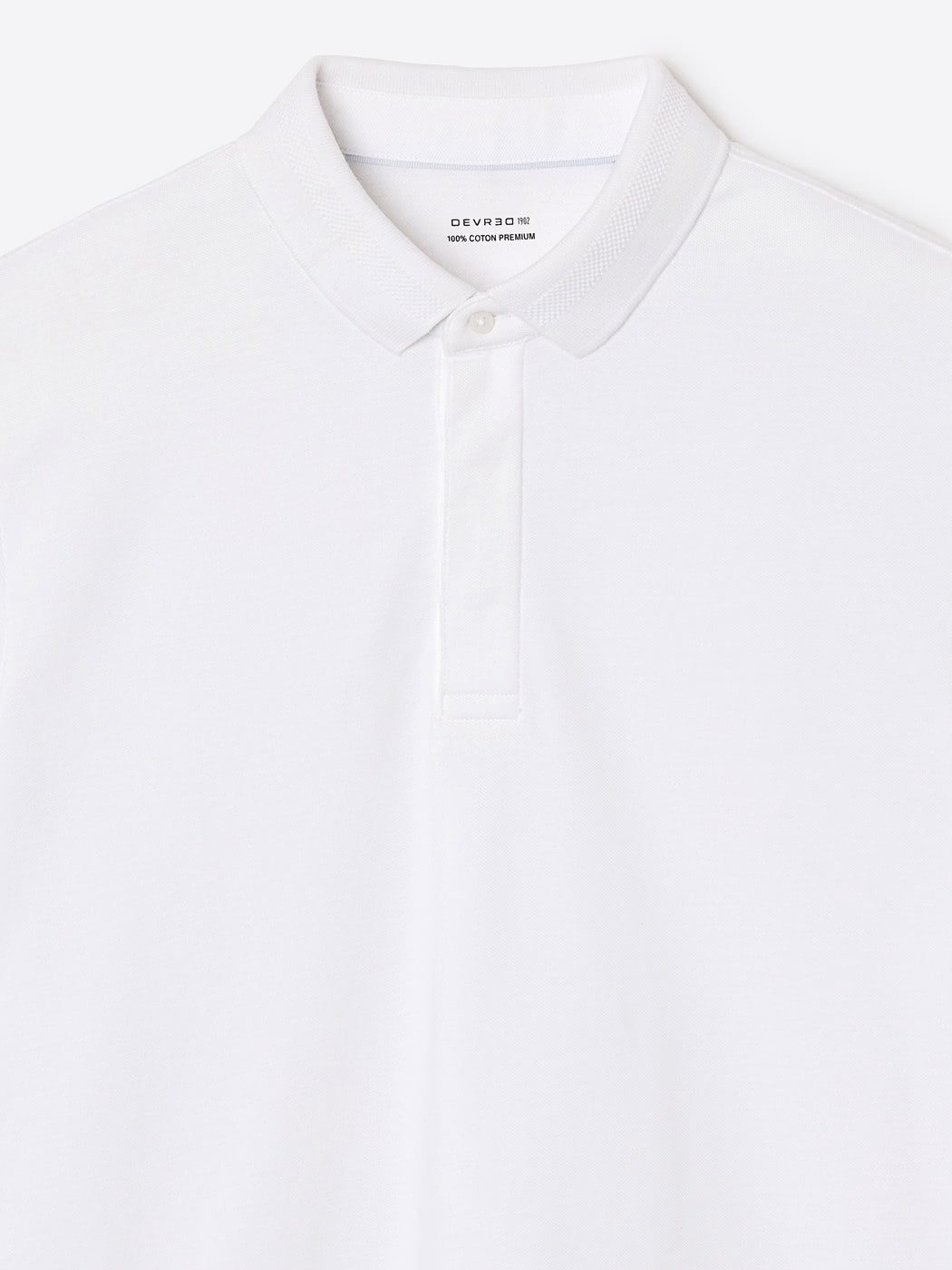 Polo boutonné en coton premium - DEVRED 1902