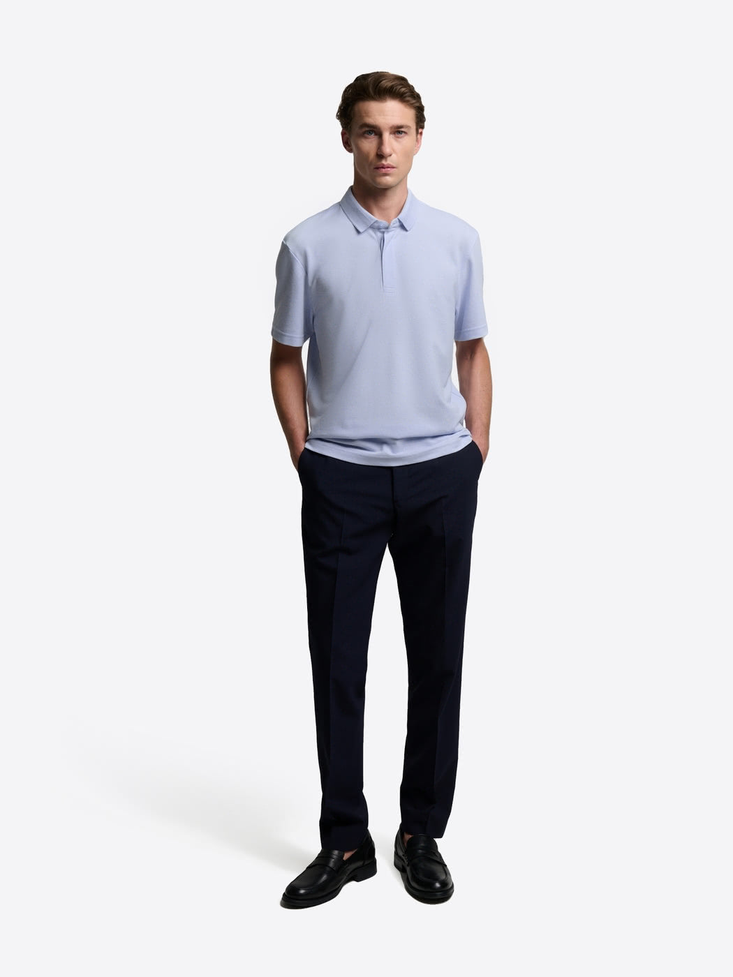 Polo col boutonné en coton premium - DEVRED 1902