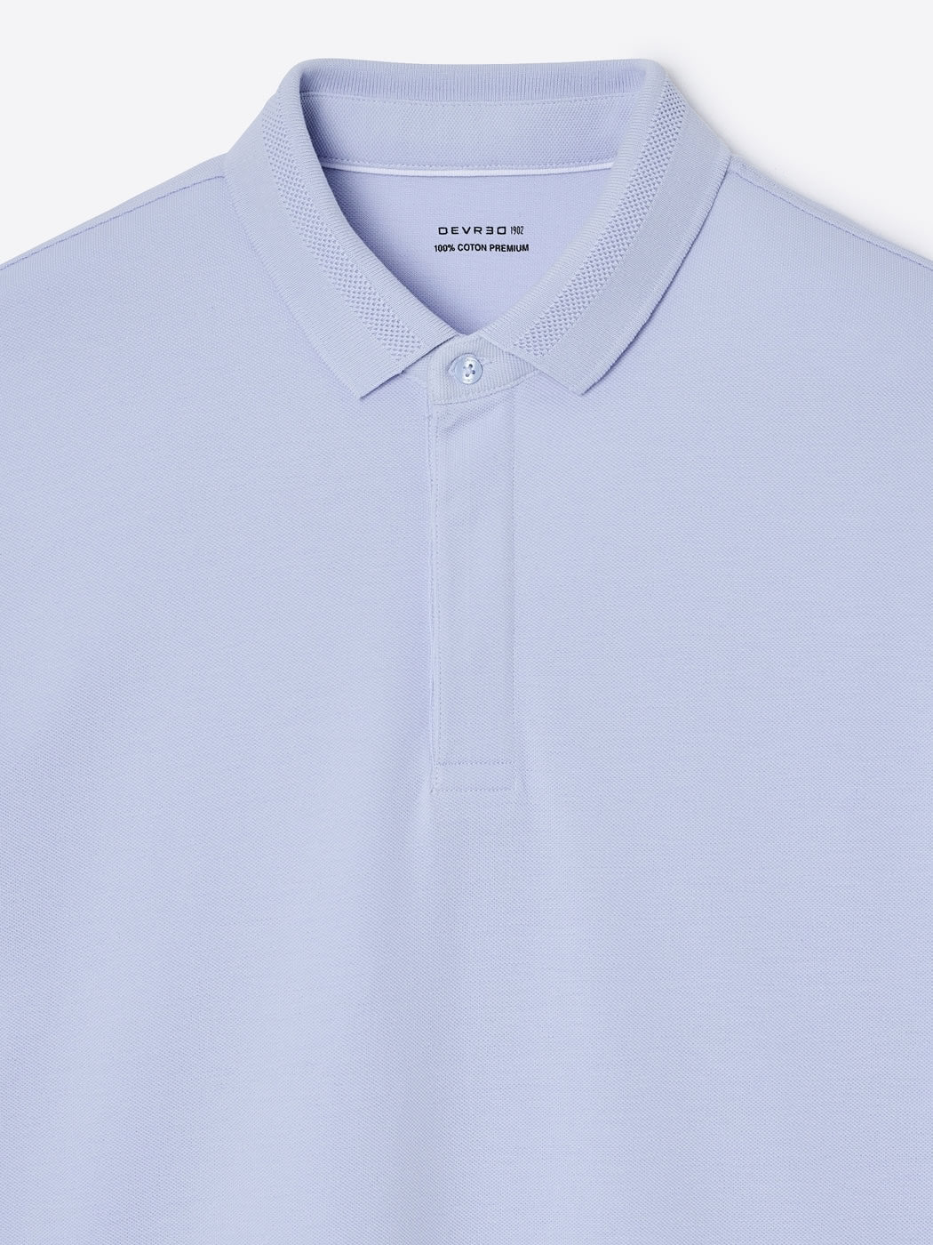 Polo col boutonné en coton premium - DEVRED 1902
