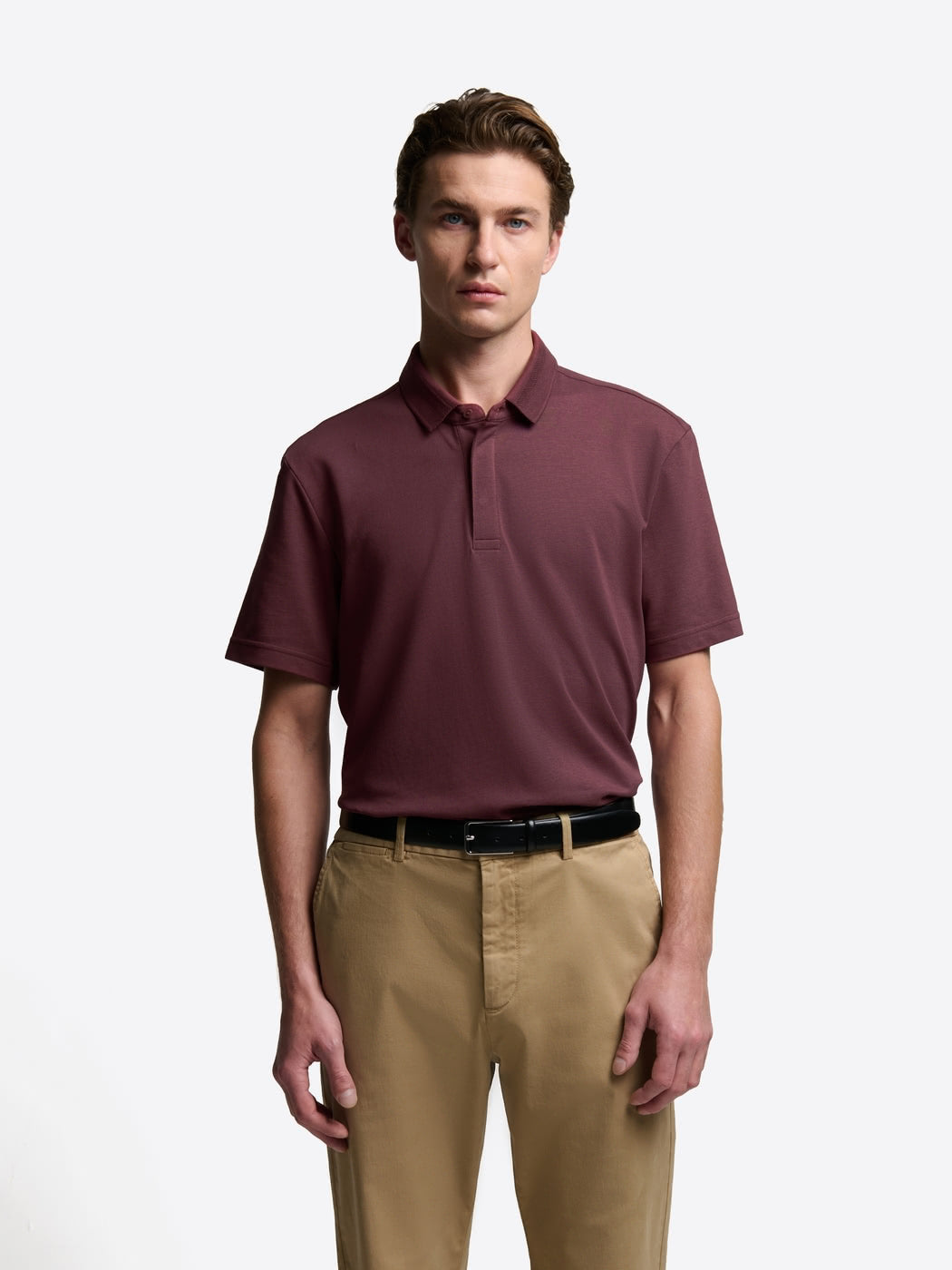 Polo col boutonné en coton premium - DEVRED 1902