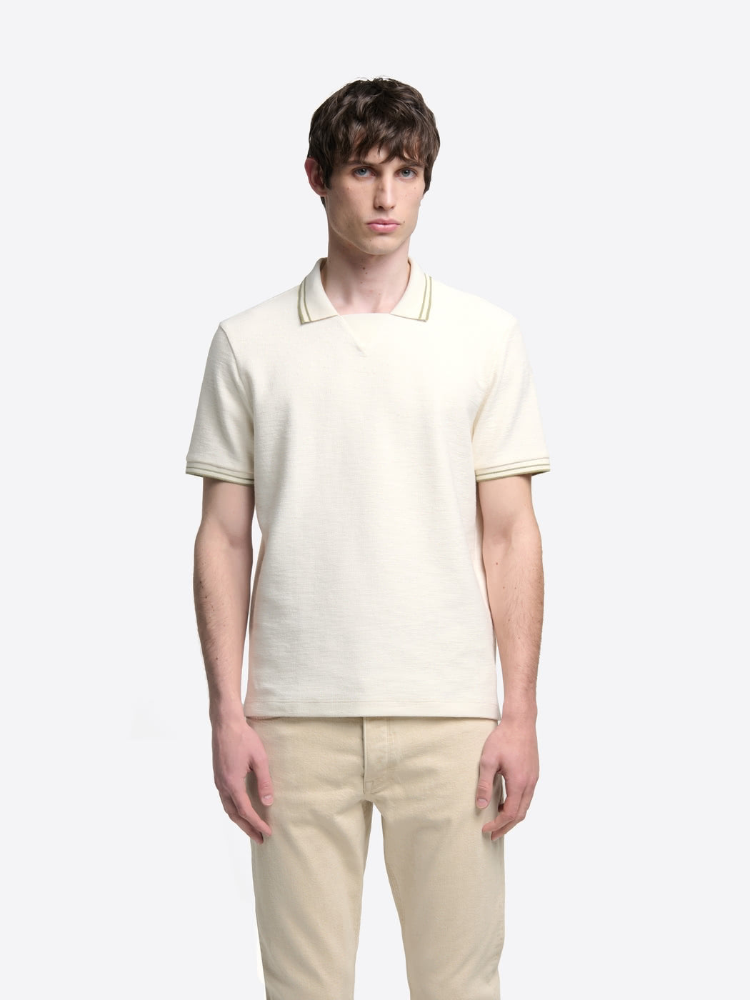 Polo col contrasté en coton - DEVRED 1902