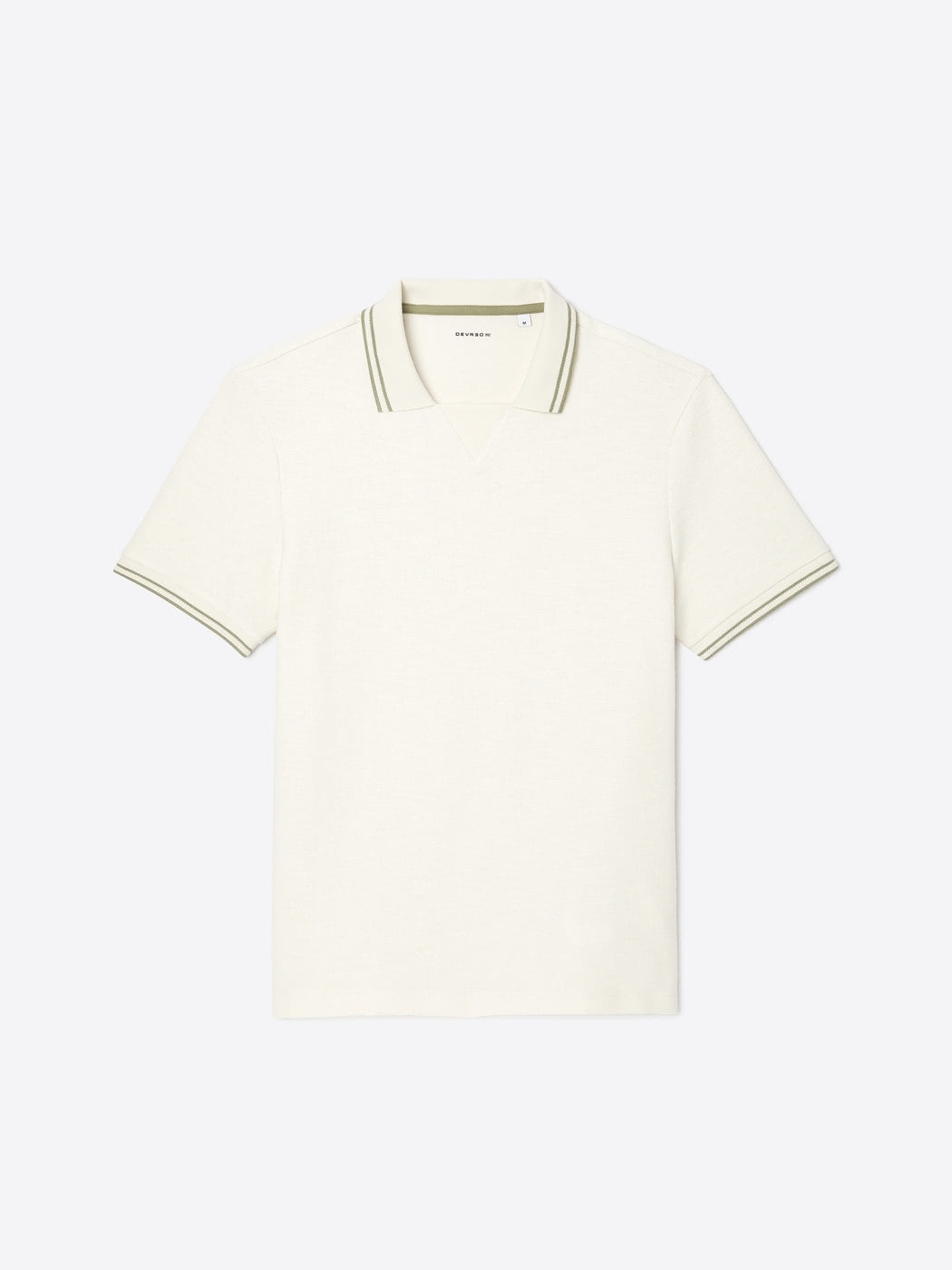 Polo col contrasté en coton - DEVRED 1902