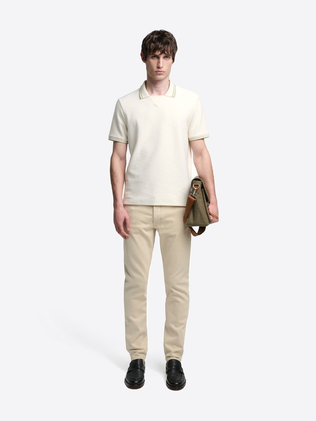 Polo col contrasté en coton - DEVRED 1902