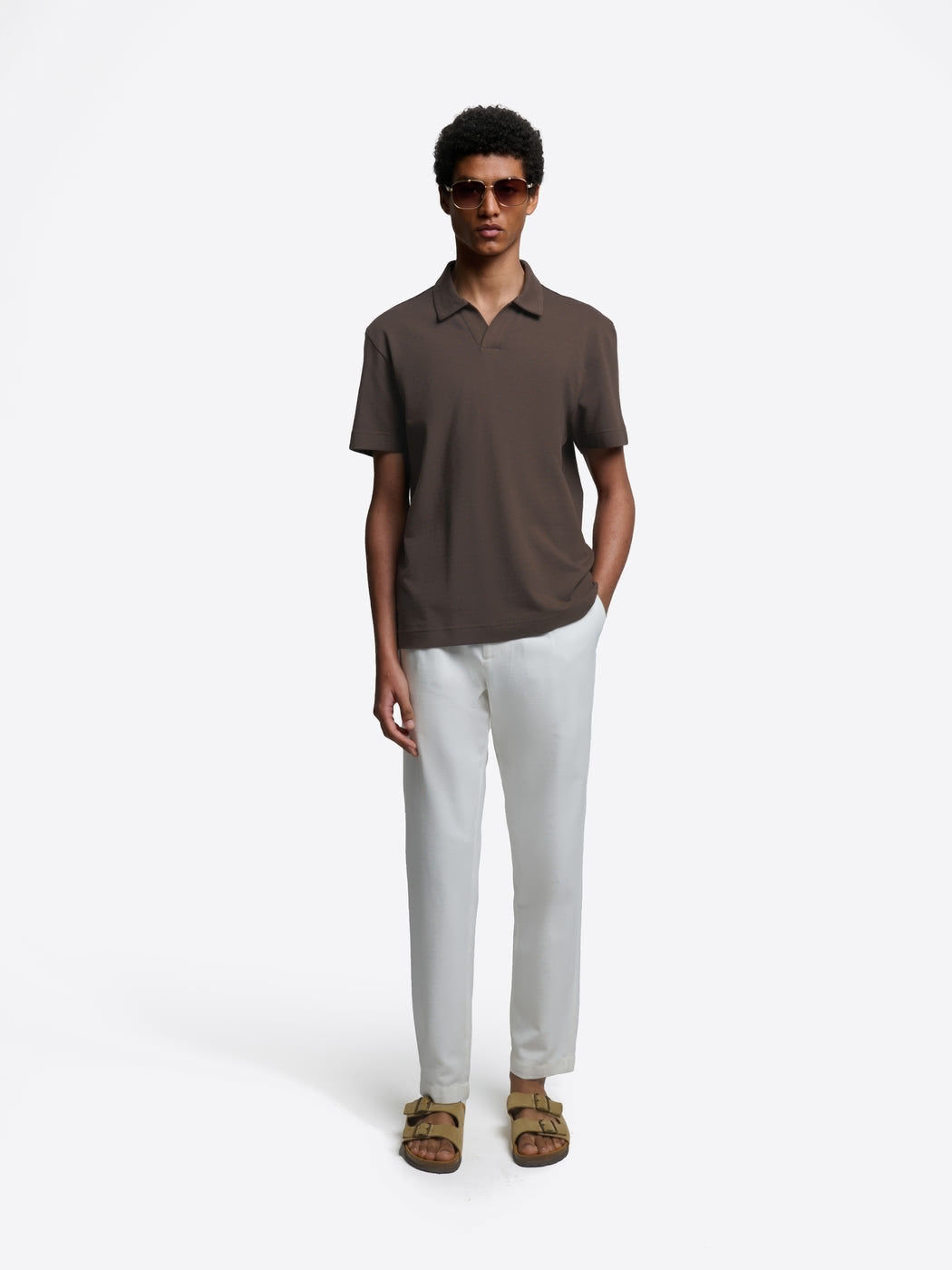 Polo col ouvert en coton - DEVRED 1902