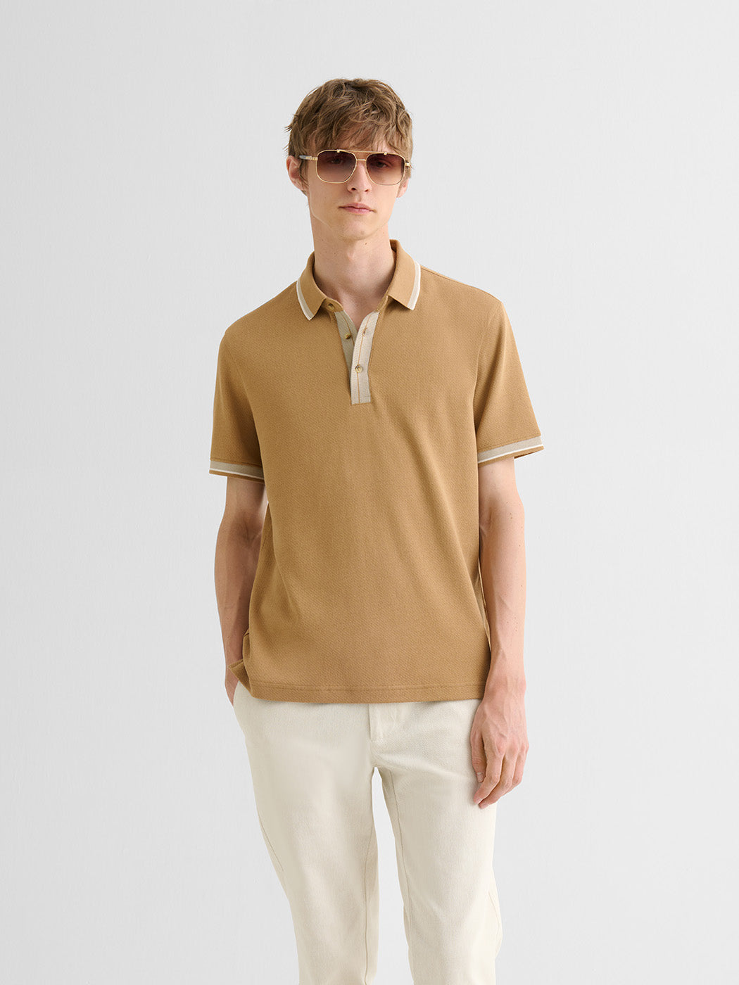 Polo boutonné en coton - DEVRED 1902
