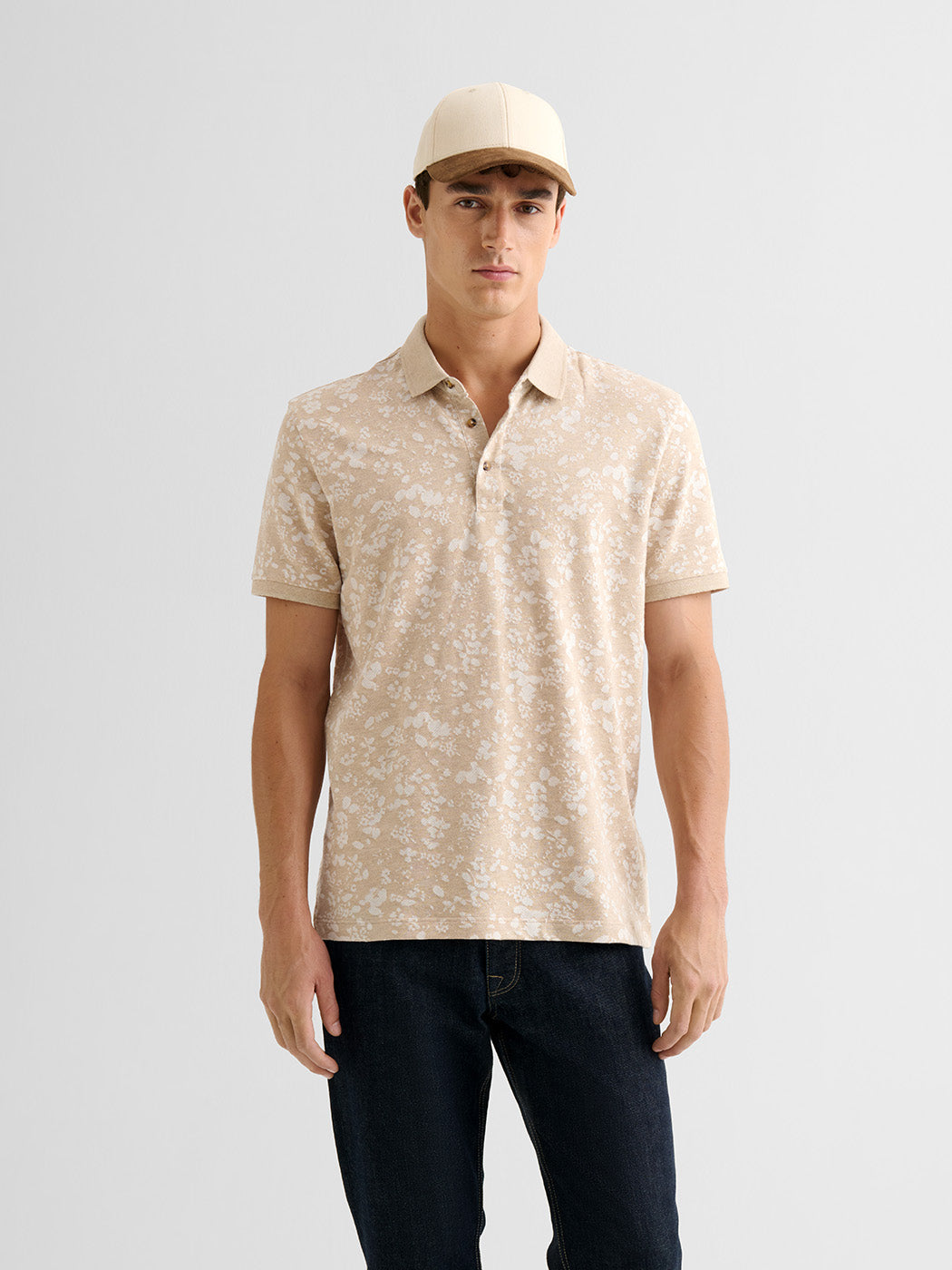 Polo boutonné en jacquard - DEVRED 1902