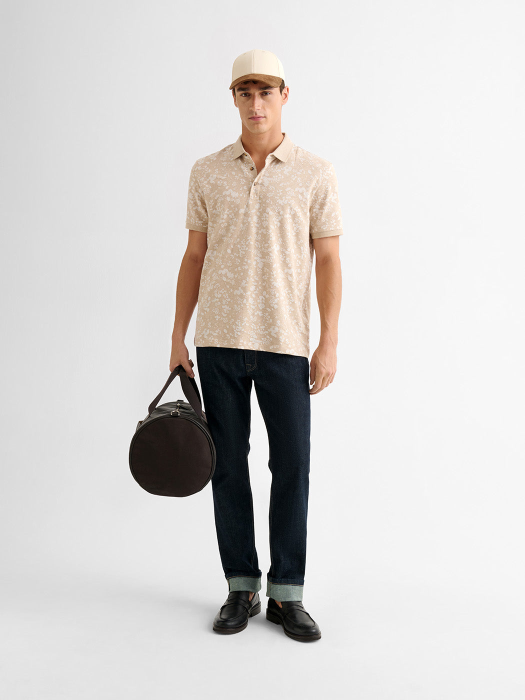 Polo boutonné en jacquard - DEVRED 1902