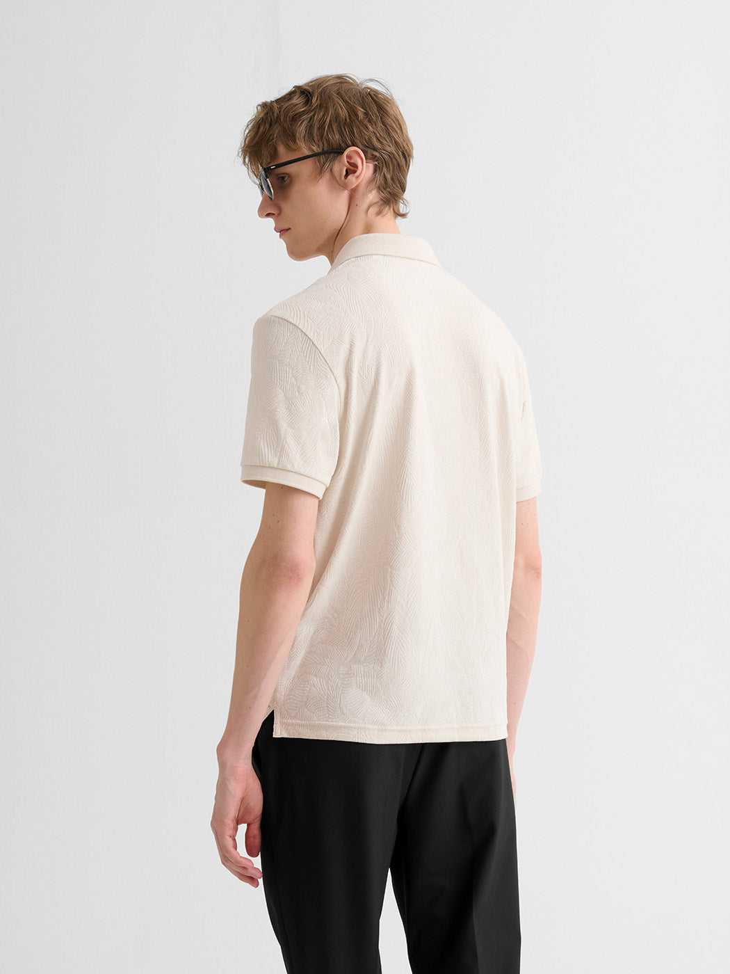 Polo boutonné en jacquard - DEVRED 1902