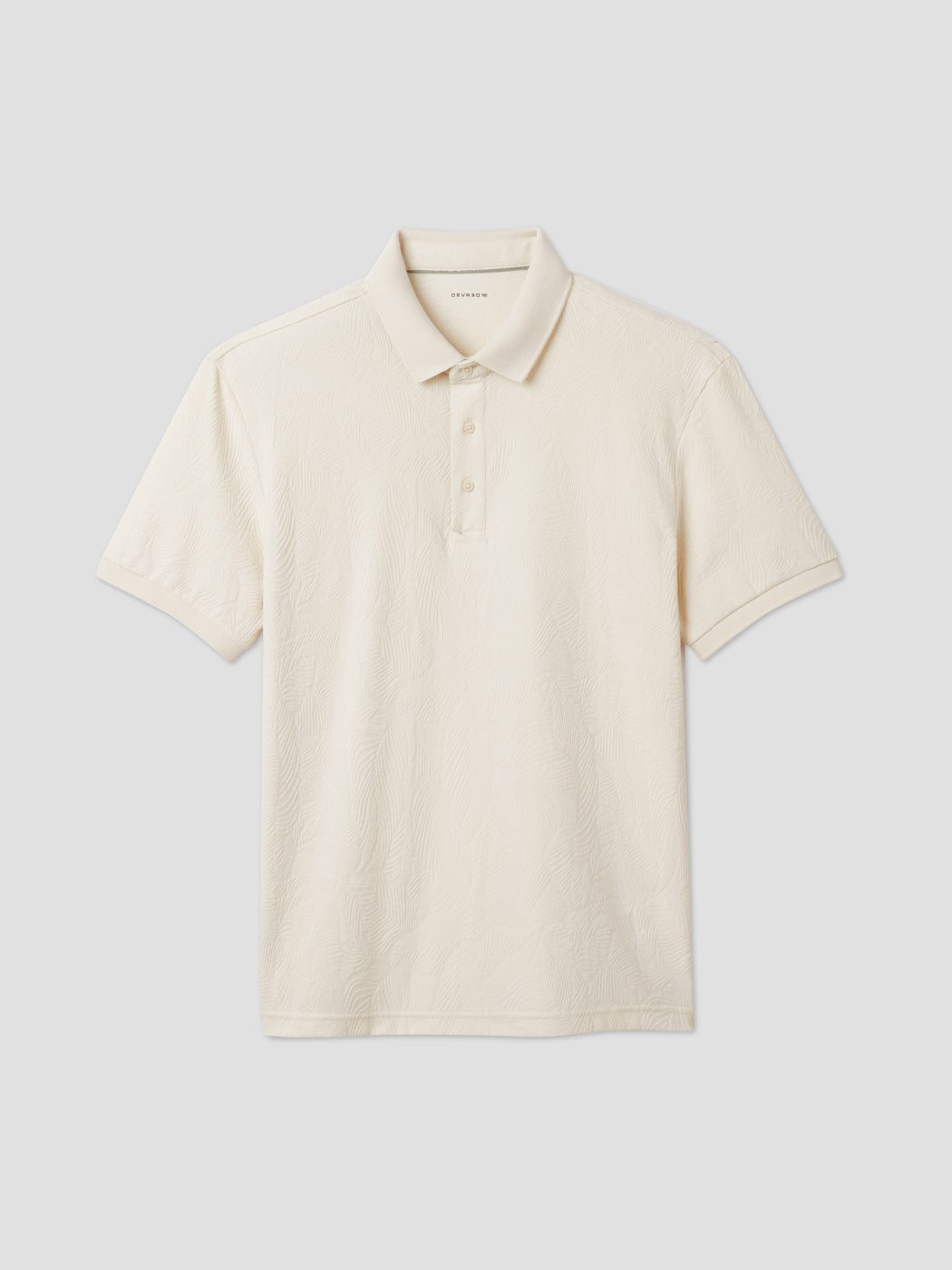 Polo boutonné en jacquard - DEVRED 1902