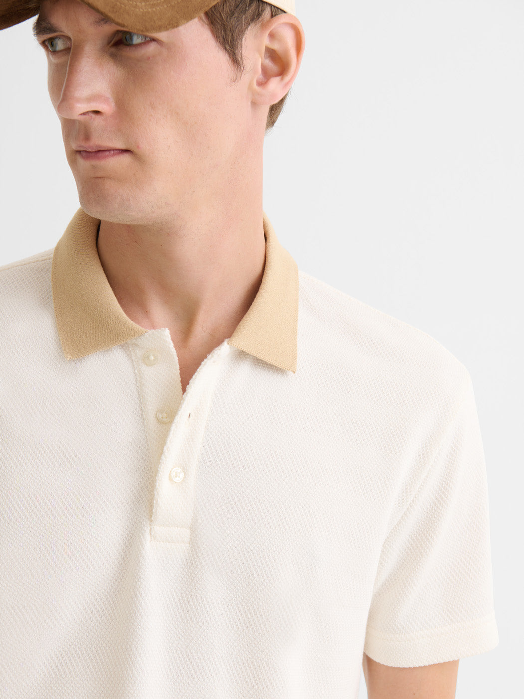 Polo boutonné en jacquard - DEVRED 1902