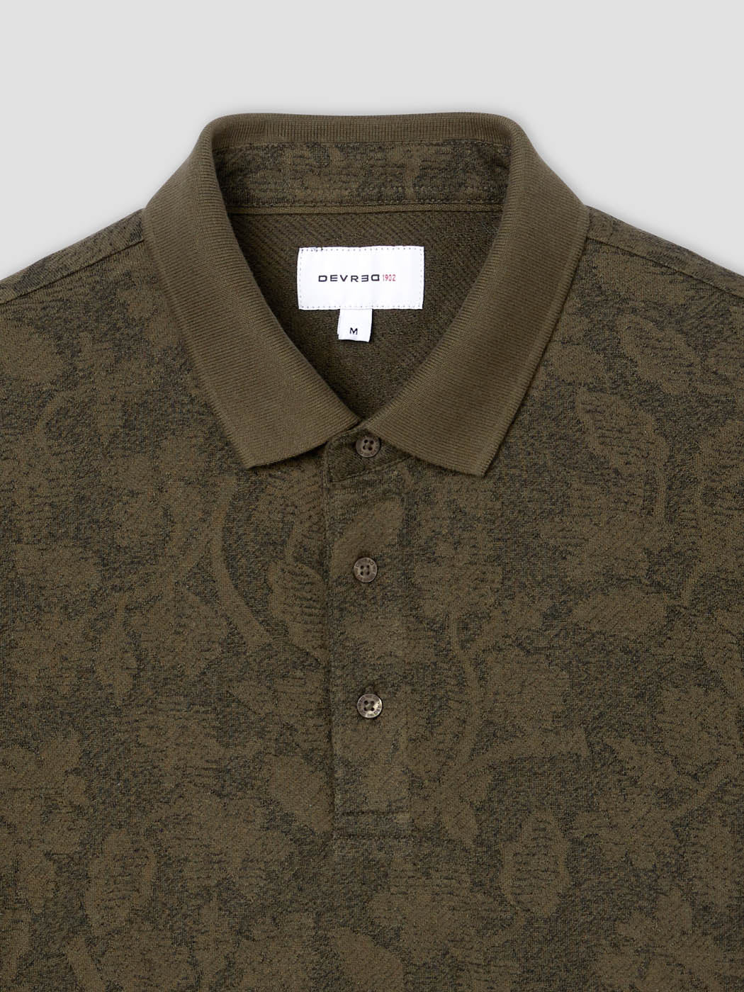 Polo boutonné fleuri - DEVRED 1902
