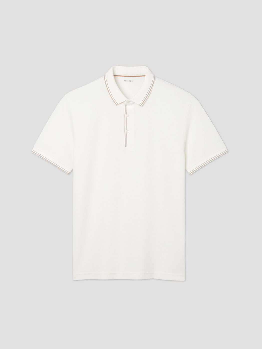 Polo boutonné en jacquard - DEVRED 1902