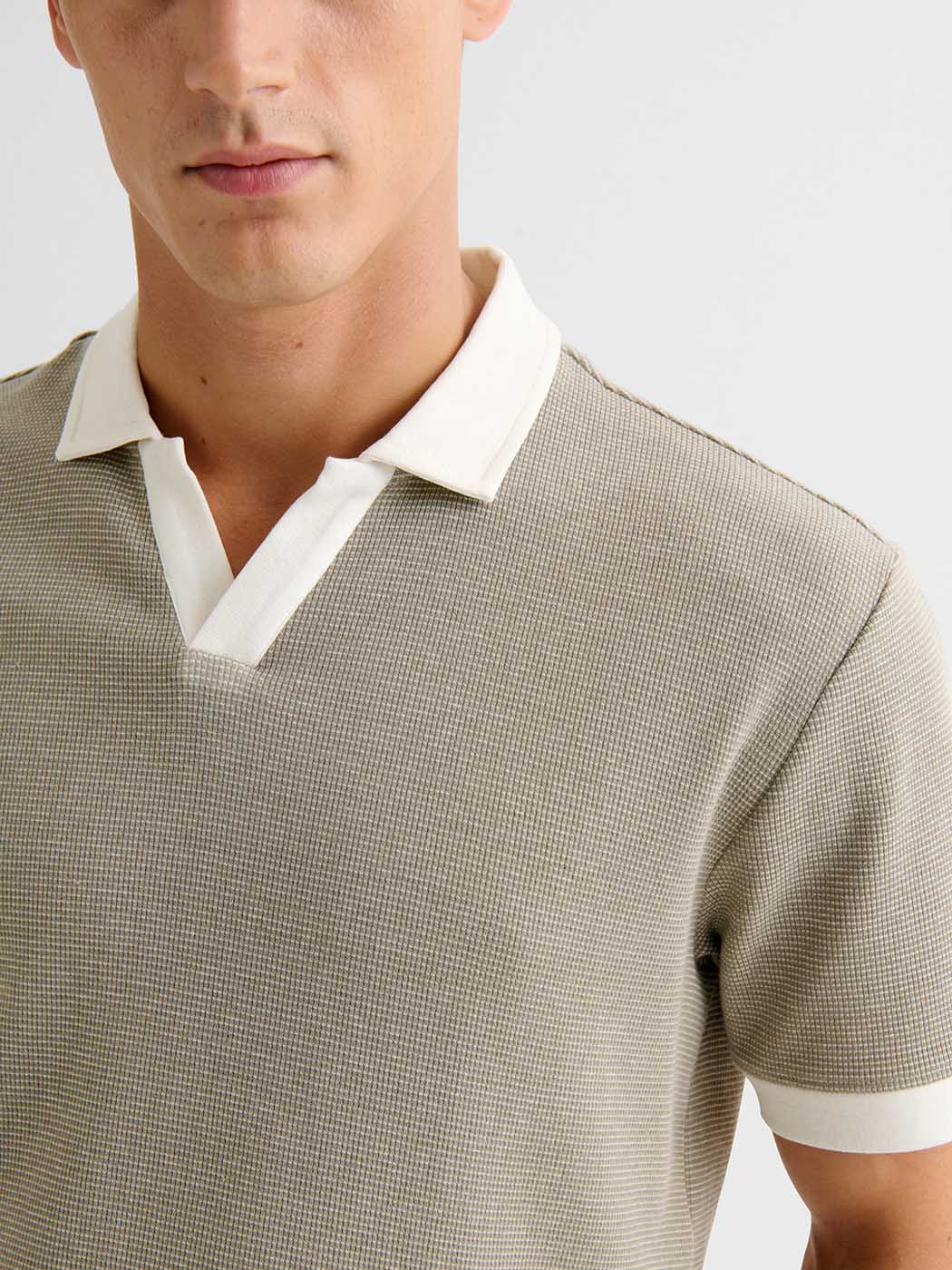 Polo col ouvert gauffré - DEVRED 1902