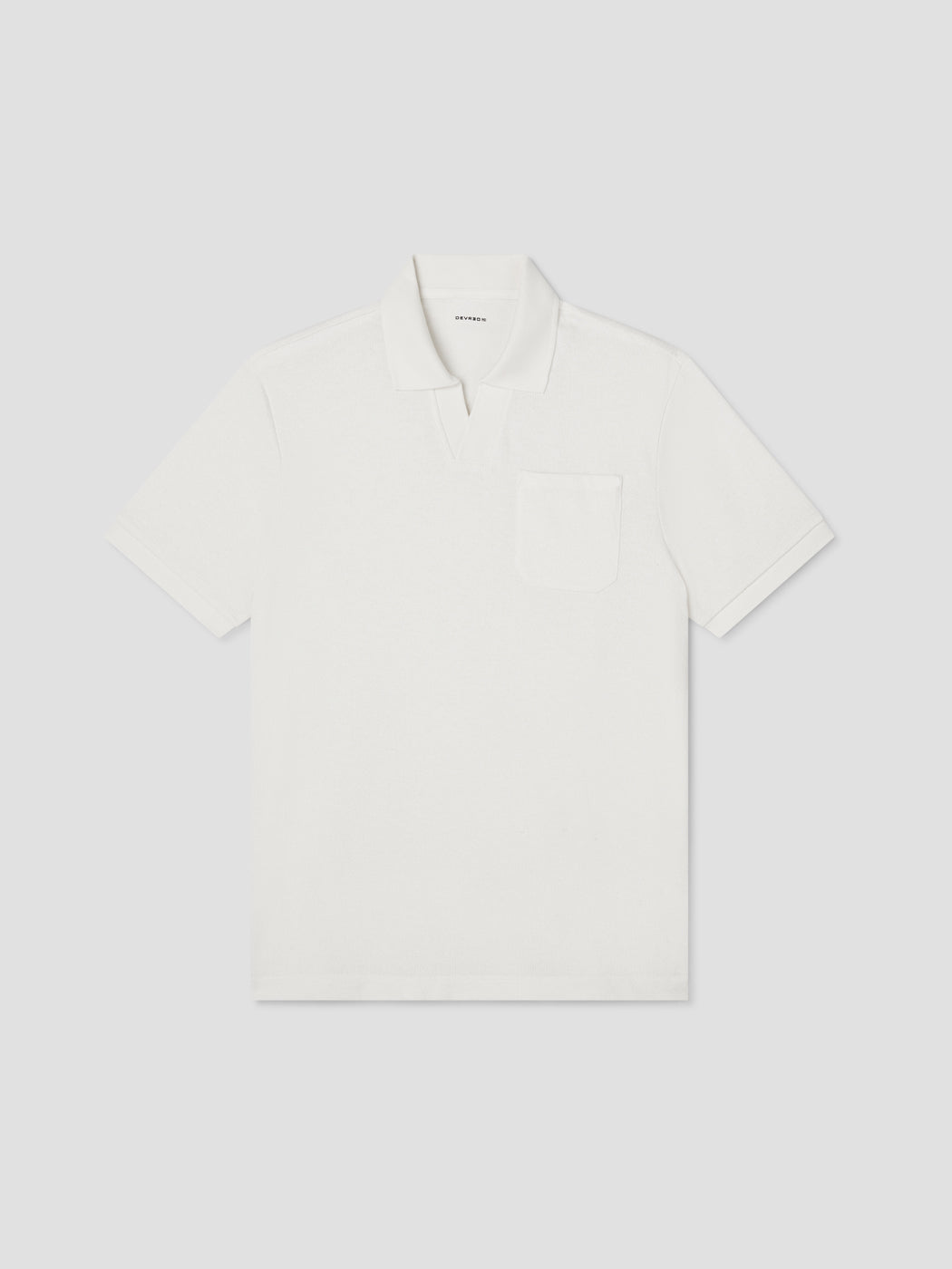 Polo col ouvert touché crêpe - DEVRED 1902