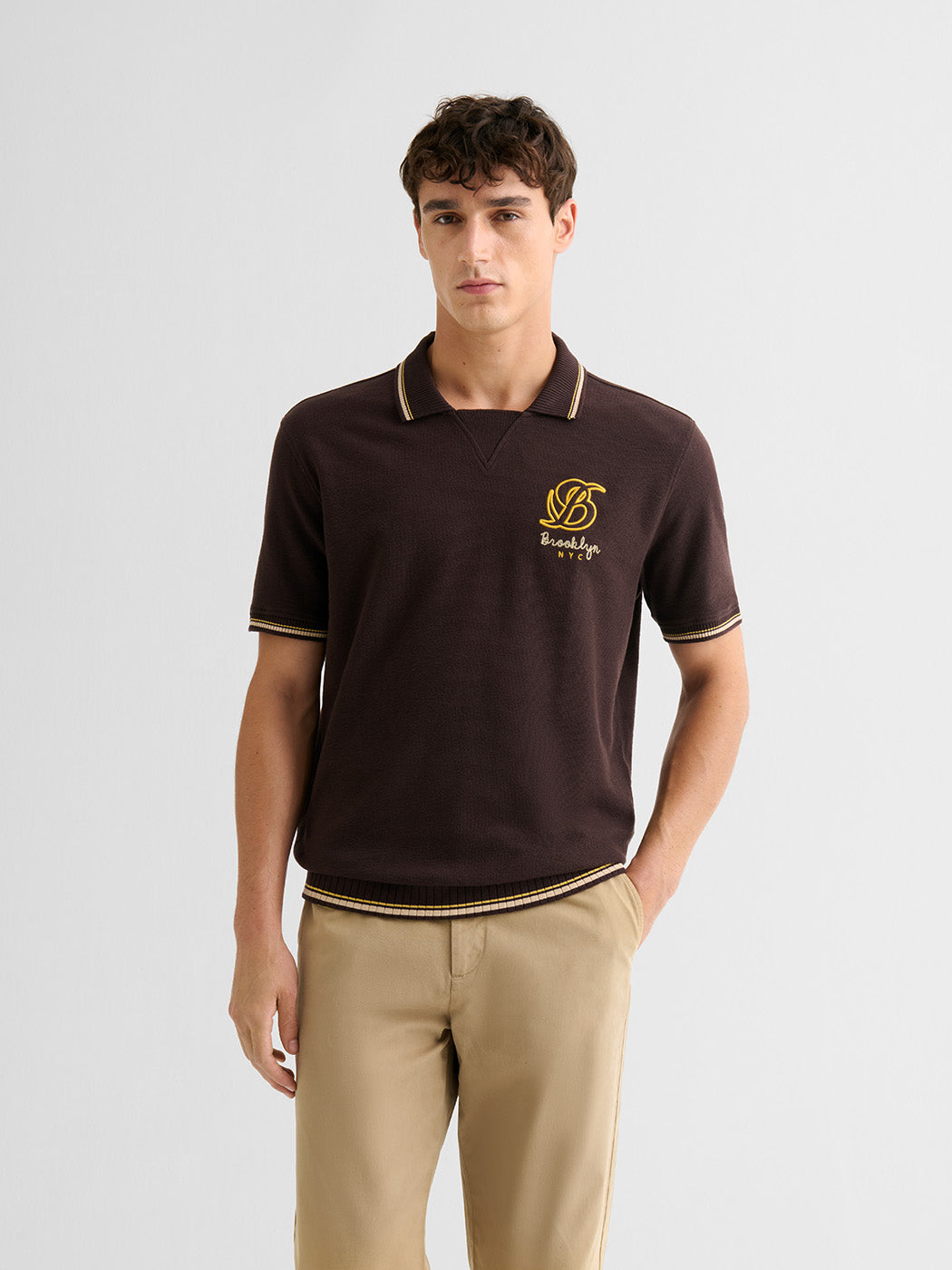 Polo boutonné en coton - DEVRED 1902