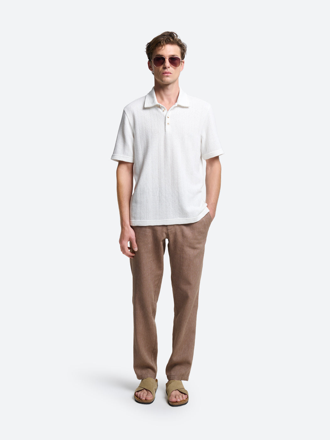 Polo col boutonné en coton - DEVRED 1902