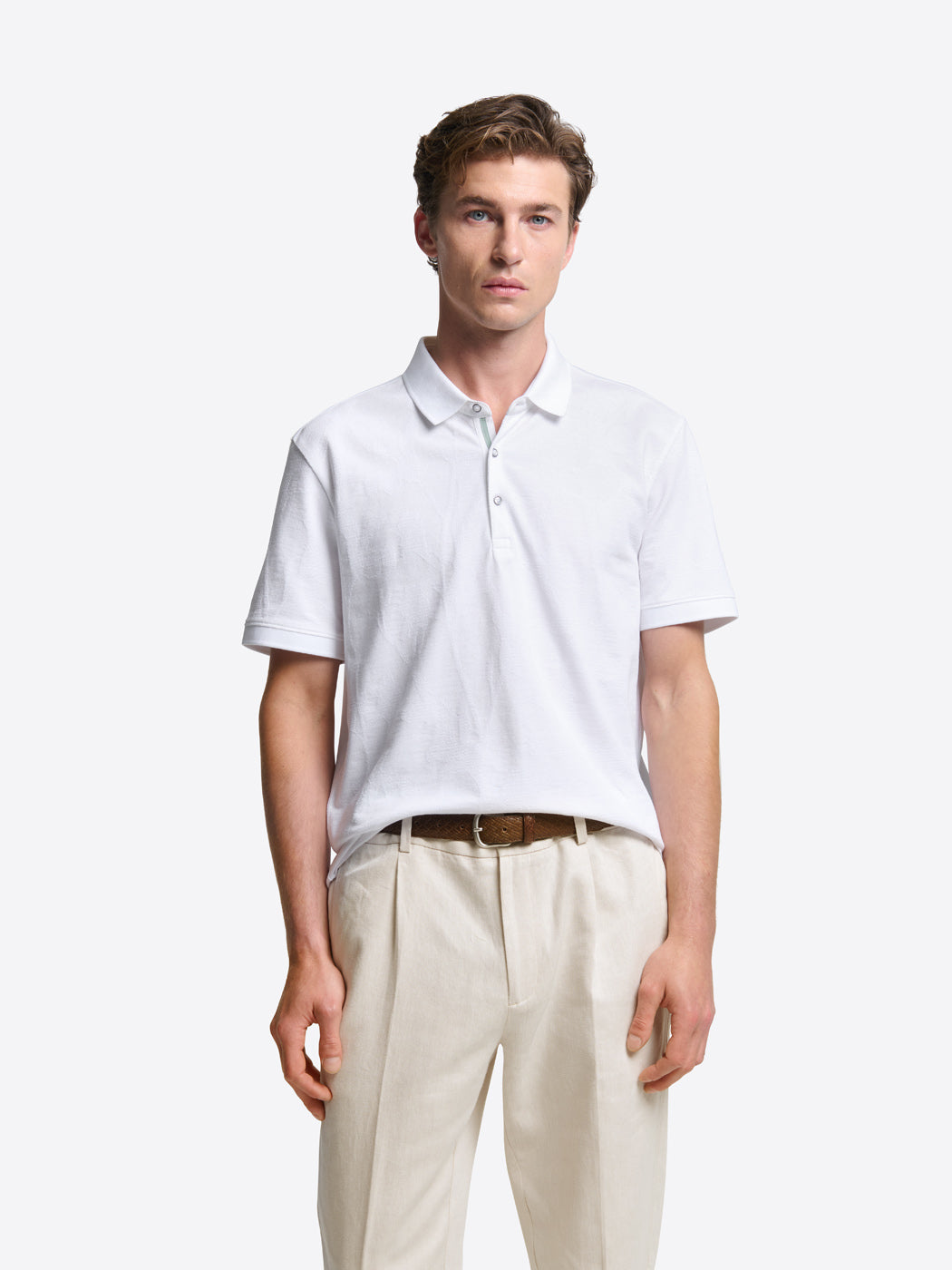 Polo col boutonné en coton - DEVRED 1902