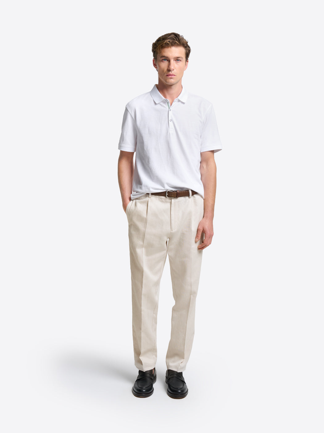 Polo col boutonné en coton - DEVRED 1902