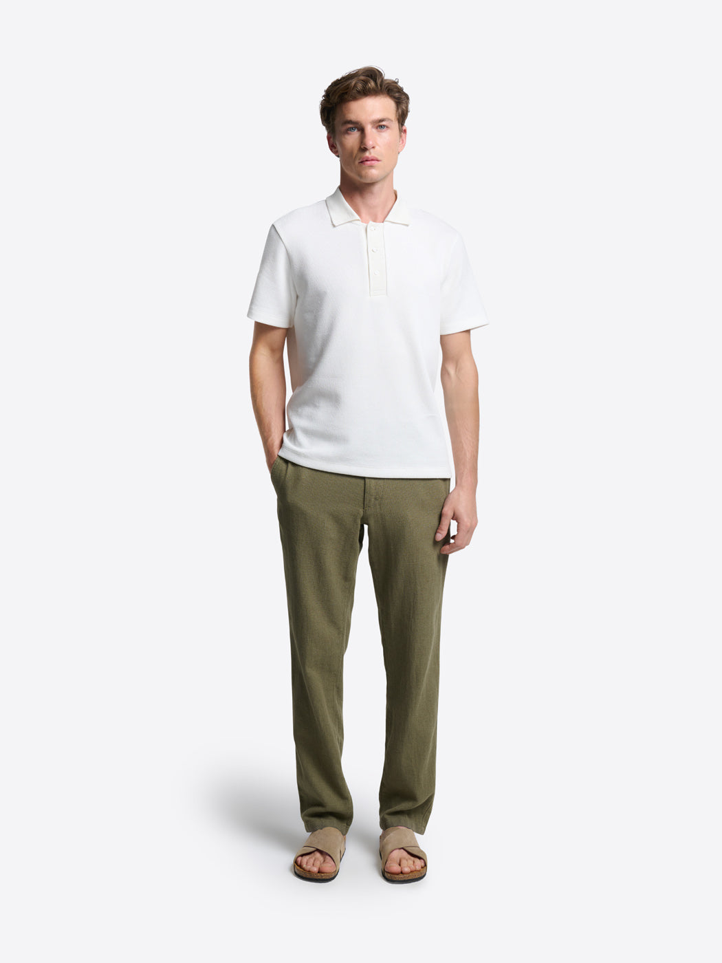 Polo regular col boutonné en coton - DEVRED 1902