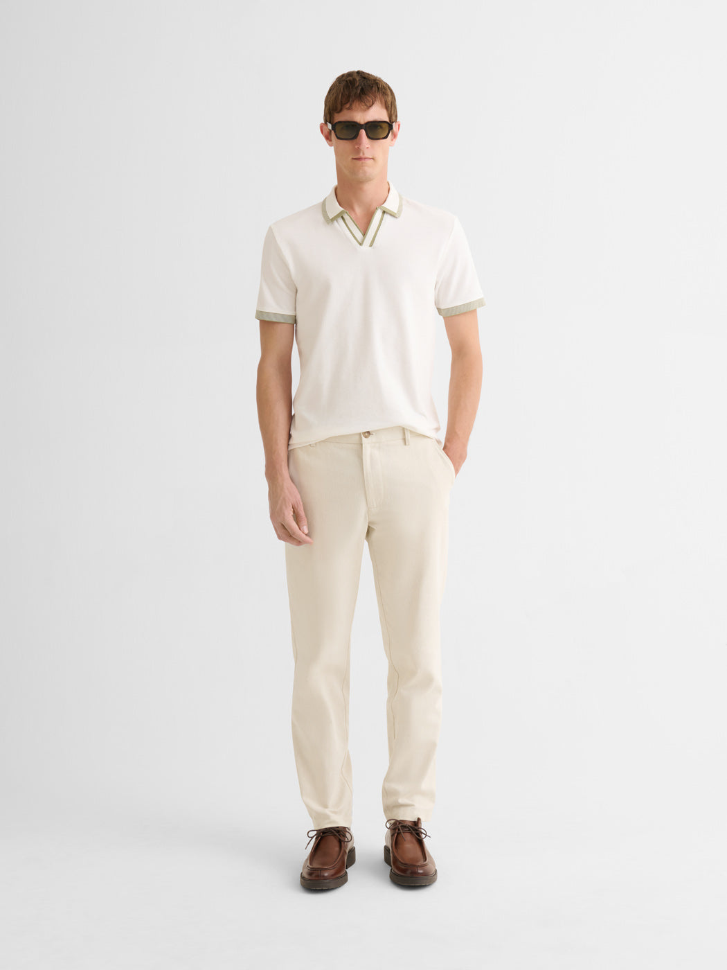 Polo col ouvert en coton - DEVRED 1902