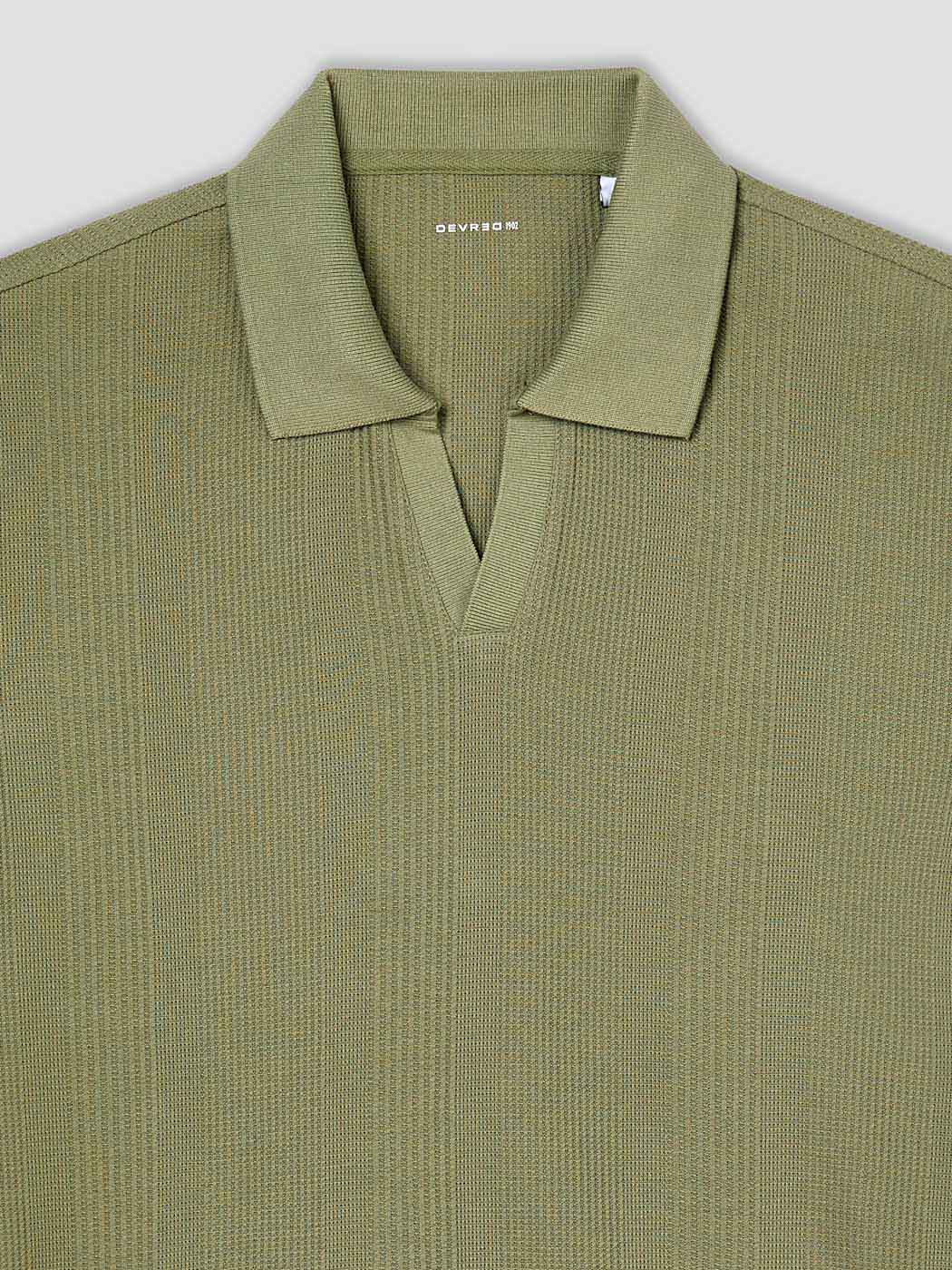 Polo col ouvert gauffré - DEVRED 1902