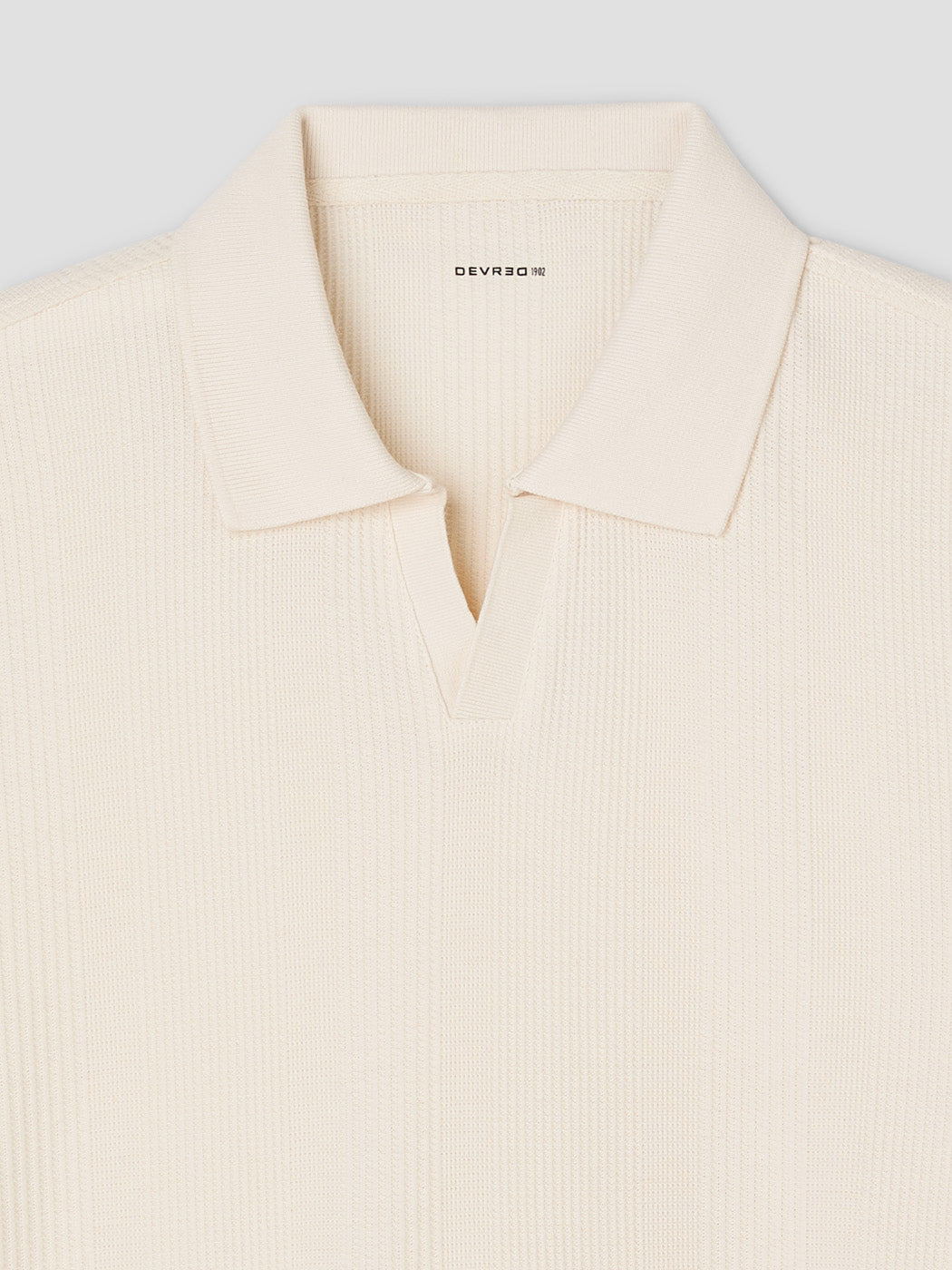 Polo col ouvert gauffré - DEVRED 1902