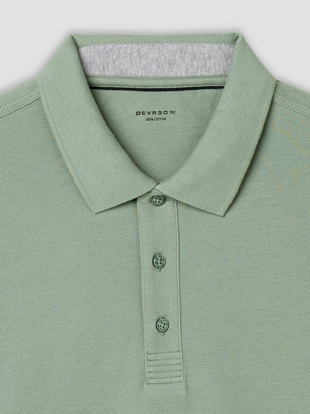 Polo boutonné en coton - DEVRED 1902