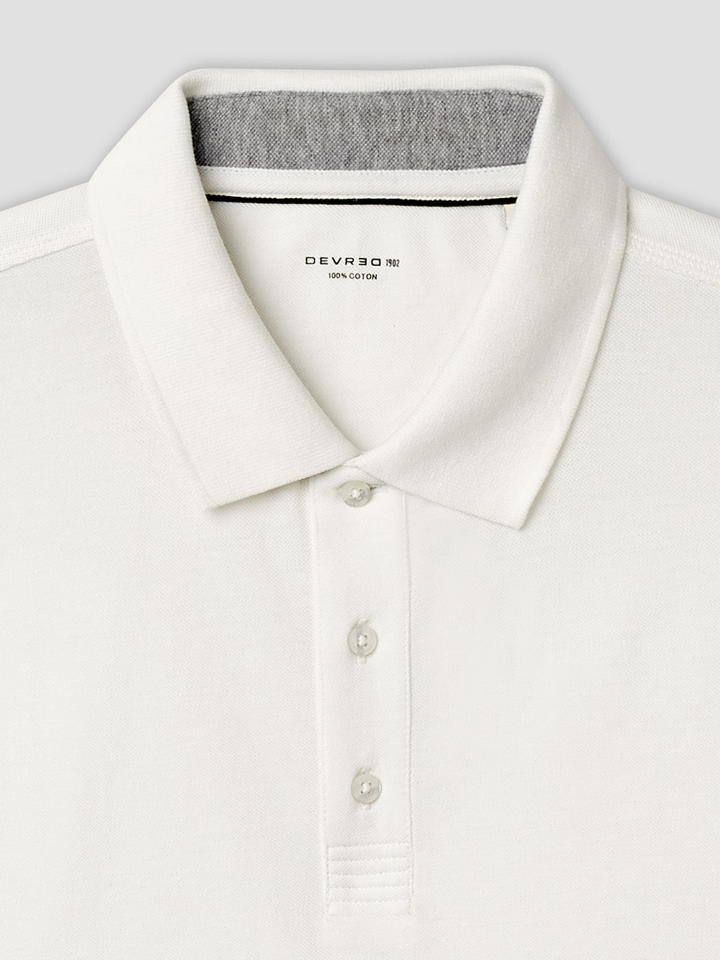 Polo boutonné en coton - DEVRED 1902